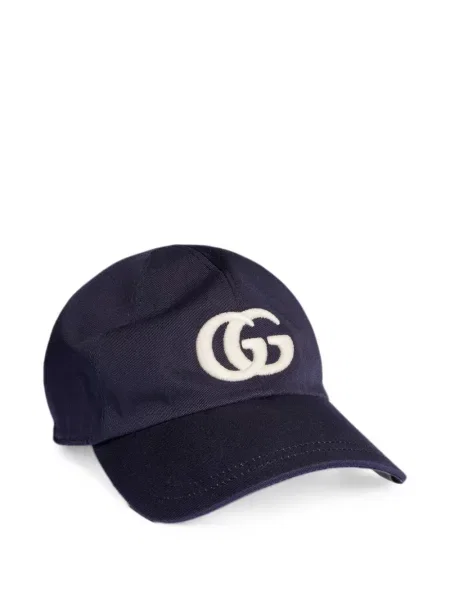 Czapka z daszkiem dziecięca Gucci niebieska