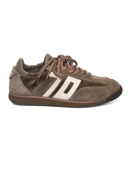 Sneakersy Back70 skórzane beżowe