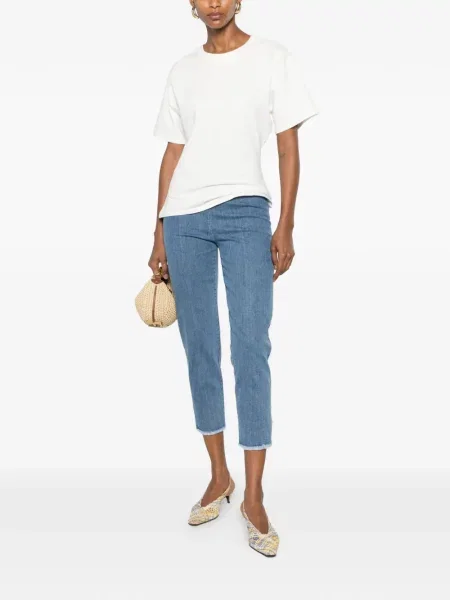 Decupat blugi Avenue Montaigne albastru