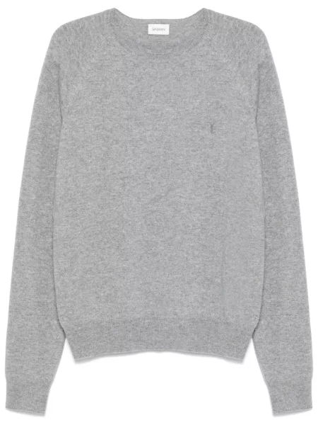 Пуловер Saint Laurent сиво