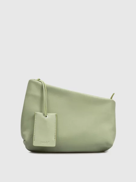 Шкіряна сумка крос-боді Fantasmino Marsell зелена