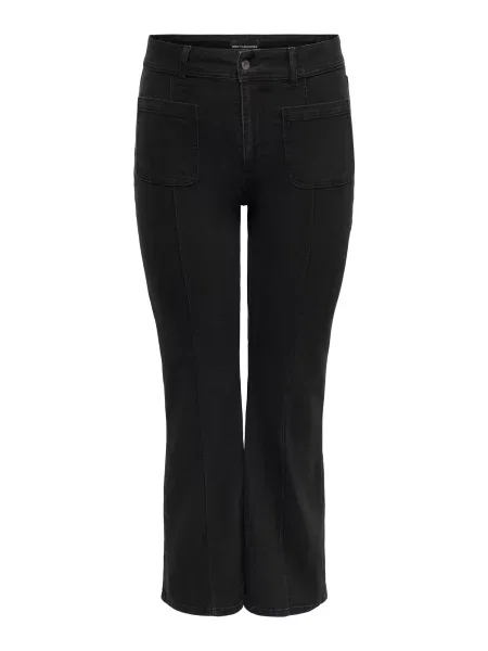 ONLY Carmakoma Jeans CARLOUISA denim negru