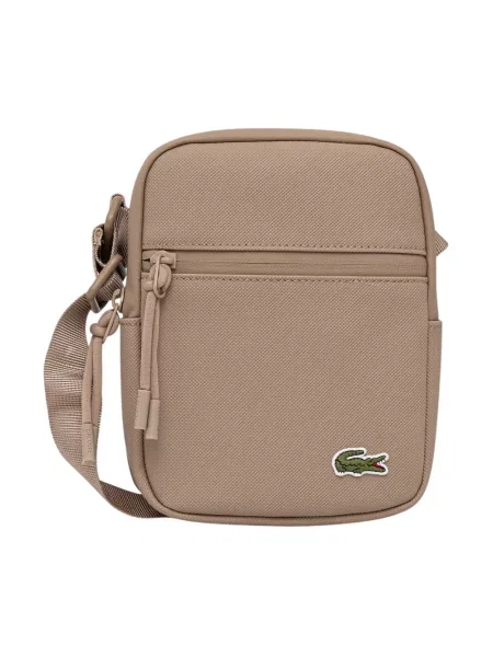 Lacoste saszetka beżowa