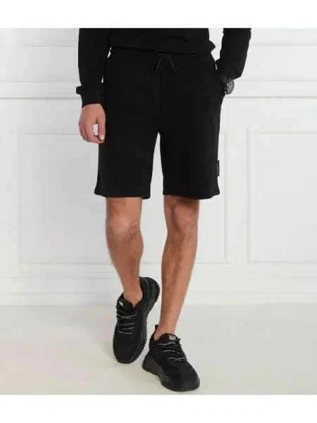 Richmond X Pantaloni scurți BERMUDA FLEECE HANZ | Relaxed fit negru