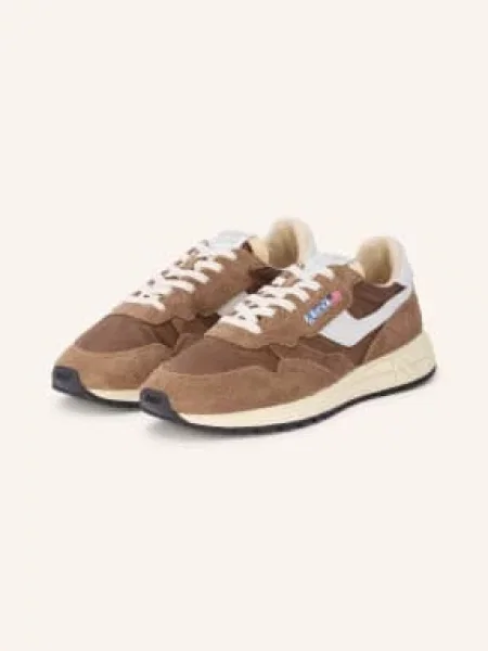 Autry Sneakersy Reelwind Low tmavě hnědá bílá