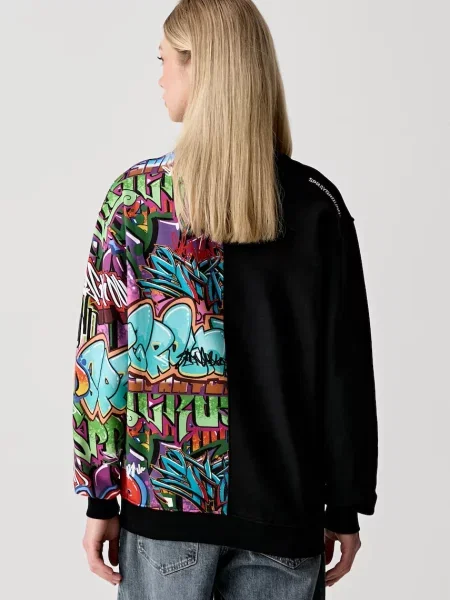 Sprayground oversize melegítőfelső fekete