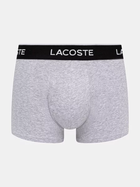Lacoste testhezálló boxeralsó férfi elasztánnal csomag fekete