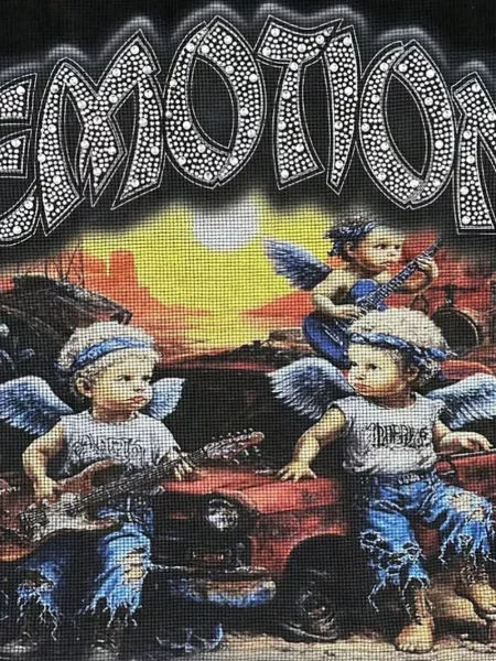 Μακρύς μπλούζα Mixed Emotion με σχέδιο μαύρο