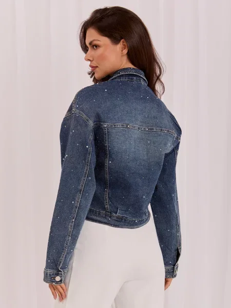 Geacă de blugi Italy Moda albastru
