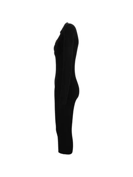 Rochie Elisabetta Franchi tricotate ajurata negru