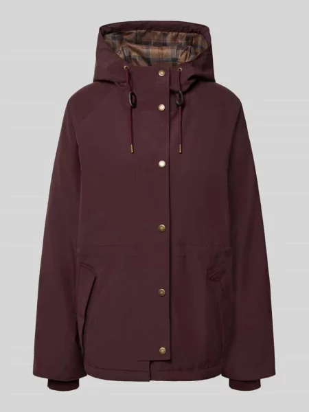 Kurtka funkcyjna o luźnym kroju z kapturem model HESTER WATERPROOF' Barbour