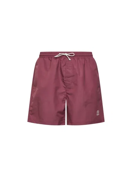 Kąpielówki Brunello Cucinelli czerwone