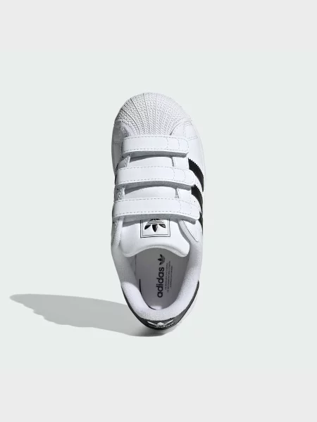 Шкіряні Дитячі Кросівки повсякденні adidas Superstar білий