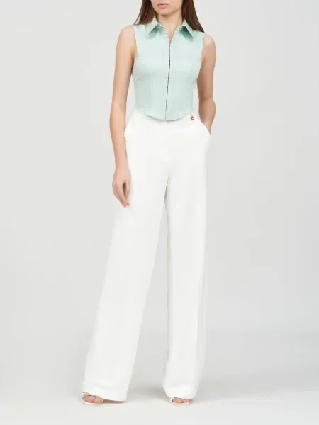 Топ Elisabetta Franchi зеленый