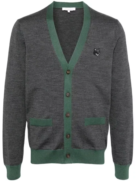 Cardigan Maison Kitsune gri