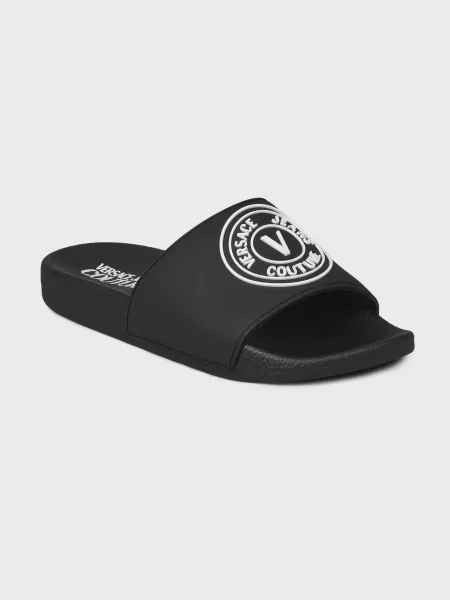 Шлепанцы Versace Jeans Couture черные