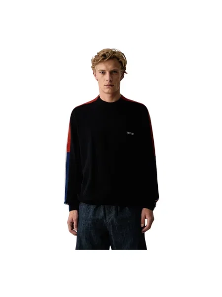 Armani Exchange sweter niebieski