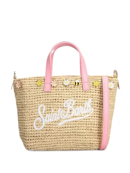 Geantă shopper Mc2 Saint Barth cu model floral