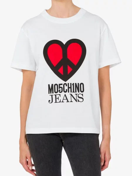 Футболка Moschino біла