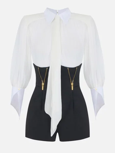 Комбинезон Elisabetta Franchi белый