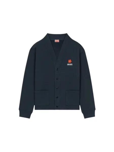 Kardigan Kenzo z dżerseju niebieski