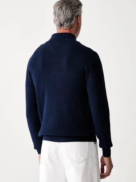 Tommy Hilfiger sweter granatowy