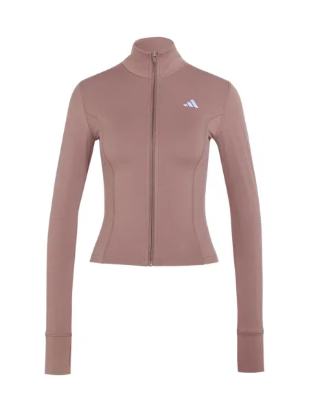 Sweatshirt adidas Studio Zip Through Jacket Earth Strata XS maro