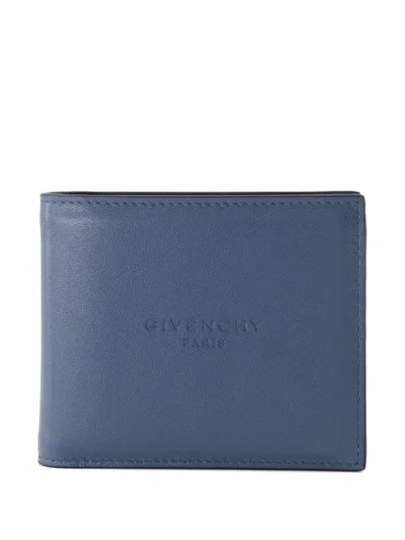 Portfel Givenchy skórzany niebieski