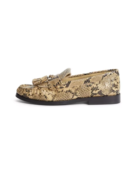 TOMMY HILFIGER Mocasini bej negru