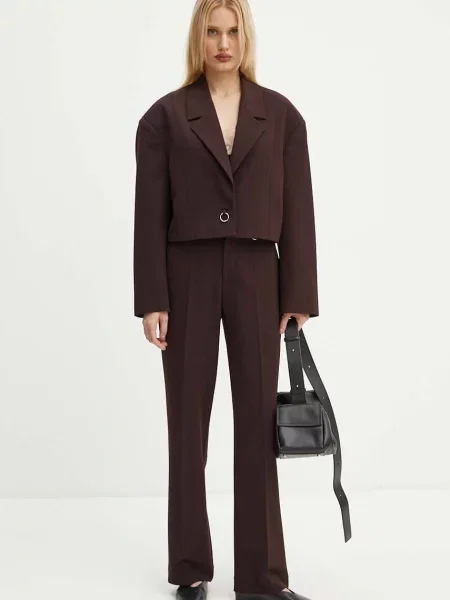 Піджак AERON oversize однотонний коричневий