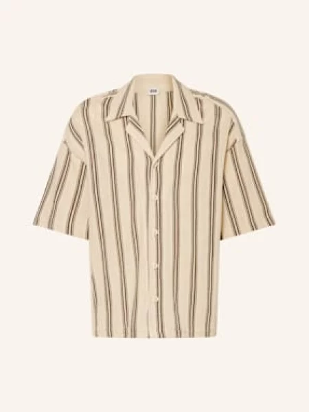 Drykorn Úpletová Košile Resort Basiil Comfort Fit světle / tmavě hnědá