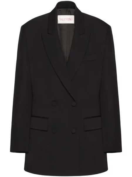 Sacou Valentino Garavani de lână negru