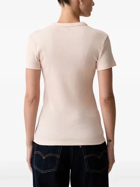 Tricou Lacoste cu autograf roz