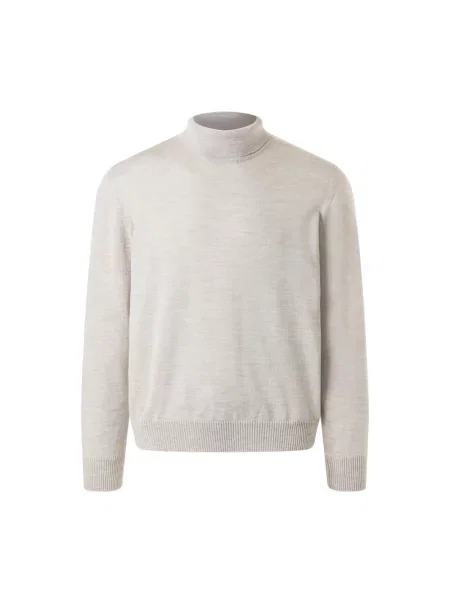 Sweter z golfem Maerz do golfa beżowy