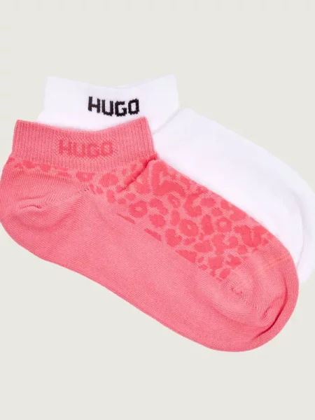 Hugo Bodywear Șosete/tălpici LEO LOGO roz