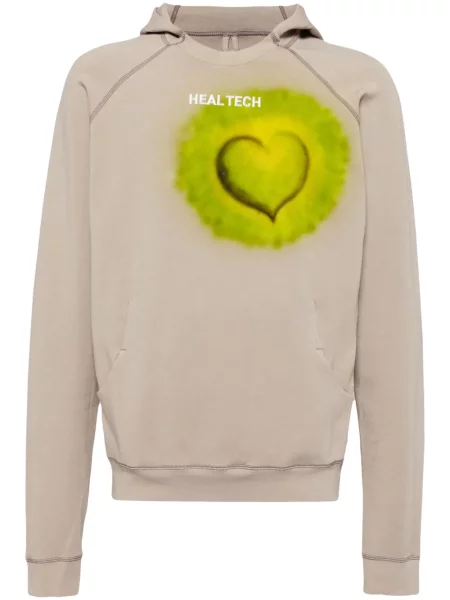 Hanorac cu glugă Doublet cu imagine verde