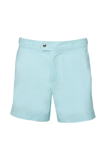 Slip de baie Tom Ford cu cataramă albastru