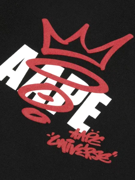 Hanorac cu glugă Aape By A Bathing Ape cu imagine negru