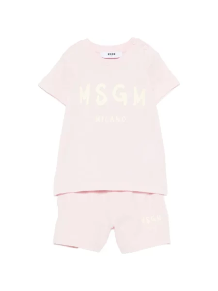 Szorty dziecięce Msgm różowe