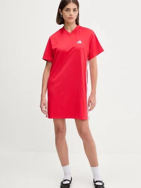 Сукня adidas mini пряма червоний