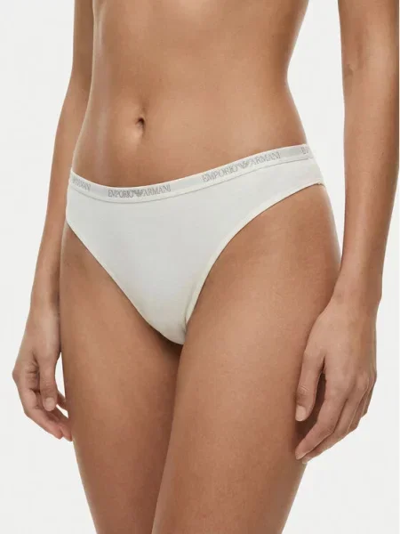 Souprava brazilských kalhotek Emporio Armani Underwear bílé
