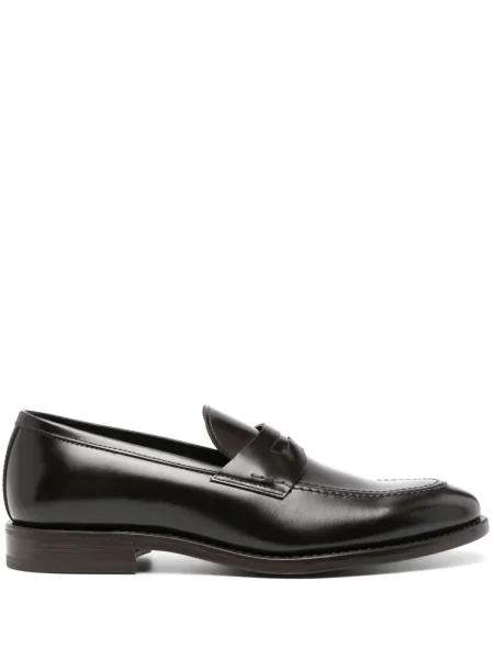 Pantofi loafer Henderson Baracco din piele maro