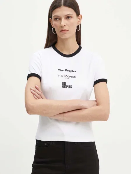 The Kooples t-shirt biała