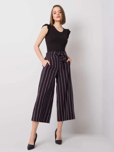 Pantaloni Fashionhunters albastru