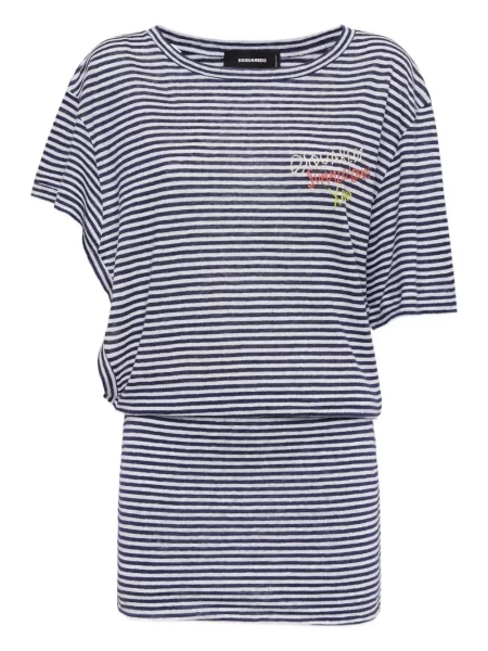 Rochie mini Dsquared2 de in de costum albastru