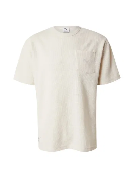 PUMA Tricou Class natural alb