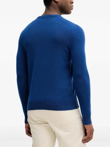 Lung pulover Benetton albastru