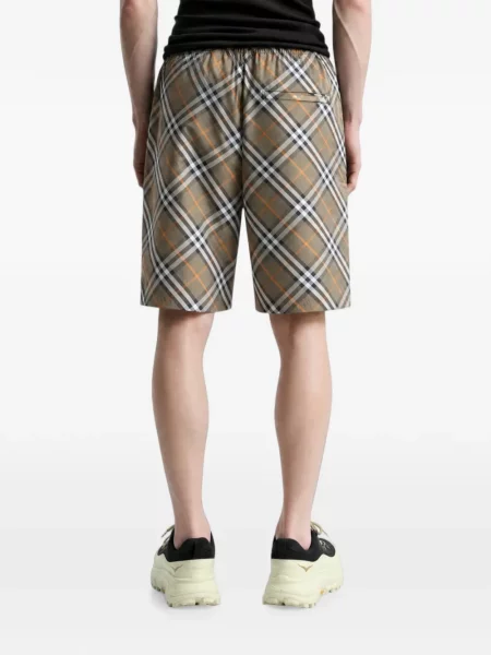 Szorty Burberry w kratę ze sznurkiem