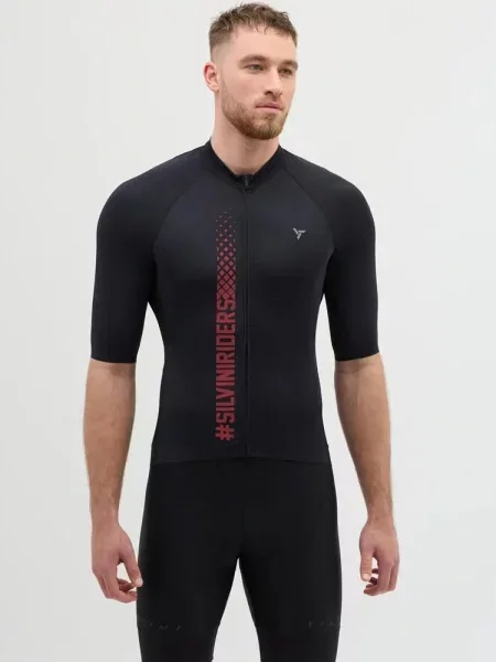 SILVINI Koszulka rowerowa z krótkim rękawem Jersey MAZZANO S czarna
