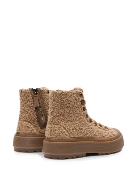 Sneakerși Casadei cu blană